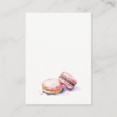 赤フランスのちゃんシャワー用マカロンベーカリー本 エンクロージャーカード (裏面)