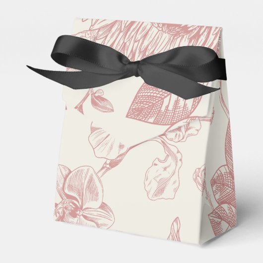 赤フランスのフローラトイルフローラ フェイバーボックス (正面サイド)