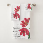 赤フランスのフローラ バスタオルセット (インサイチュ)