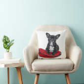 赤フランスの枕 クッション (椅子)