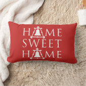 赤フルーアのRaincrossの家の甘い家のデザイン- ランバークッション (ブランケット)