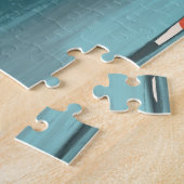 赤フレンドリーちゃん |かわいい赤ちゃん動物 ジグソーパズル (側面)