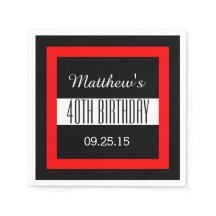 赤フレーム付き40thバースデーカスタムタブラックV01C3