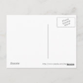 赤フローラはがき ポストカード (裏面)