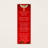 赤フローラエレガント記念葬式しおり (裏面)