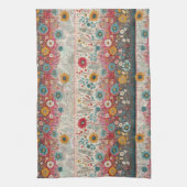 赤フローラガーデンキッチンタオル キッチンタオル (縦)