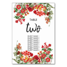 赤フローラガーデンボタニカルフラワー結婚ズ