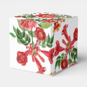 赤フローラガーデンボタニカルフラワー結婚ズ フェイバーボックス (裏面サイド)