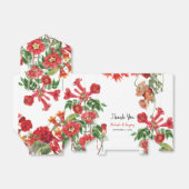 赤フローラガーデンボタニカルフラワー結婚ズ フェイバーボックス (折り畳みなし)