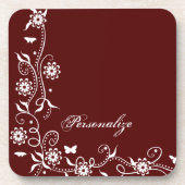 赤フローラスワールコースター コースター (正面)