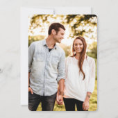 赤フローラピグ私はBBQブライダルシャワー招待 招待状 (裏面)