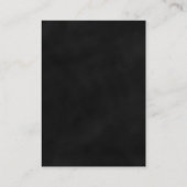 赤フローラブラックゴシックウェディングレセプションエンクロージャ エンクロージャーカード (裏面)