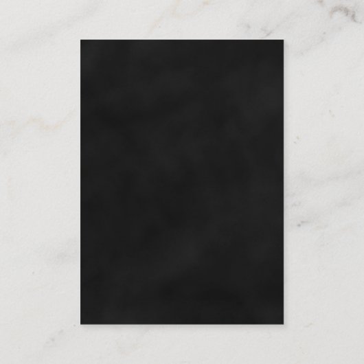 赤フローラブラックゴシックウェディングレセプションエンクロージャ エンクロージャーカード (裏面)