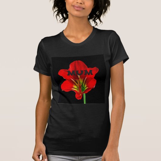 赤フローラムーム Tシャツ (正面)