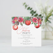 赤フローラ年間クリスマスパーティー 招待状 (スタンド正面)