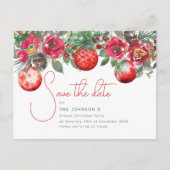 赤フローラ年間クリスマスパーティー 案内ポストカード (正面)