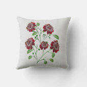 赤フローラ枕 クッション (裏面)