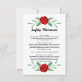 赤フローラ緑葉安全対策カード (正面)