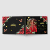 赤フローラ蝶ブラックキンセニェラ写真 ゲストブック (全面)