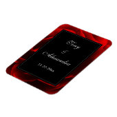 赤フローラ エレガント マグネット (左側)