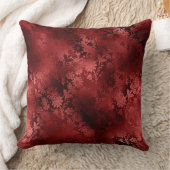 赤フローラ クッション (ブランケット)