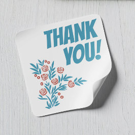 赤フローラ スクエアシール