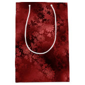 赤フローラ ミディアムペーパーバッグ (正面)