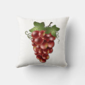 赤ブドウのバンチ化粧枕 クッション (裏面)