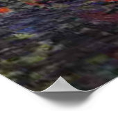 赤ブドウ畑 ポスター (角)