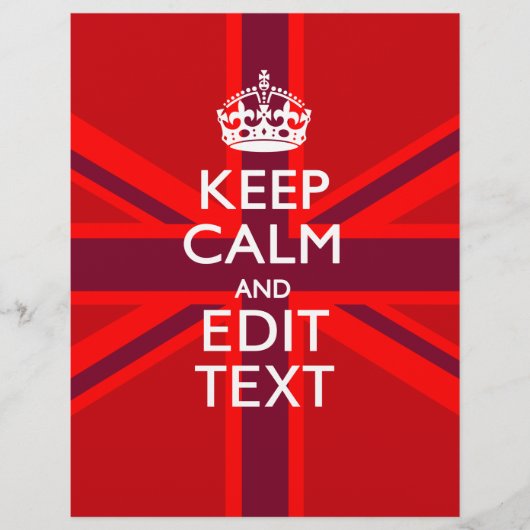 赤ブルゴーニュ保ーはテキストのユニオンジャック国旗を落ち着ける (正面)