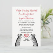 赤ブルゴーニュ結婚のキリンハート漫画 招待状 (スタンド正面)