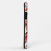 赤ブ絵を描ラシ抽象芸術モダンデジタル Case-Mate iPhoneケース (裏面/右)