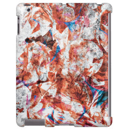 赤ブ絵を描ラシ抽象芸術モダンデジタル iPhone 13ケース