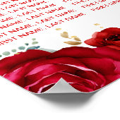 赤プリンセスクインセアニラ15表座席表 ポスター (角)