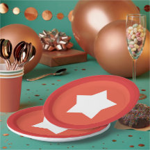 赤プレートと縁ど中央白星付き