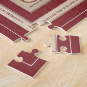 赤ヘブライ11:6の信頼 ジグソーパズル (側面)