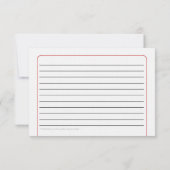 赤ヘラレシピカード 招待状 (裏面)