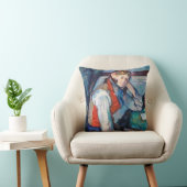 赤ベストの男の子，セザンヌ クッション (椅子)