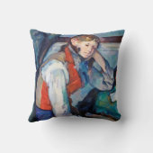 赤ベストの男の子，セザンヌ クッション (裏面)