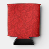 赤ペイズリー 缶クーラー (正面)