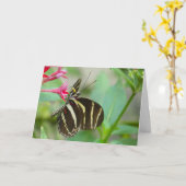 「赤ペンタ州のフロリダチョウ」グリーティングカード カード (黄色い花)