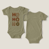 赤ホホホホホホギンガーブレッドクッキーのクリスマス (デザイン正面&裏面)