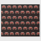 赤ボクシンググローブUSA 250お祝い ラッピングペーパー (フラット)