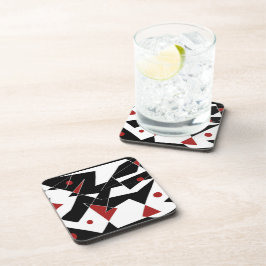 赤ボールのプラスチックコースターを見つける コースター