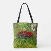 赤ポインセチア トートバッグ (裏面)