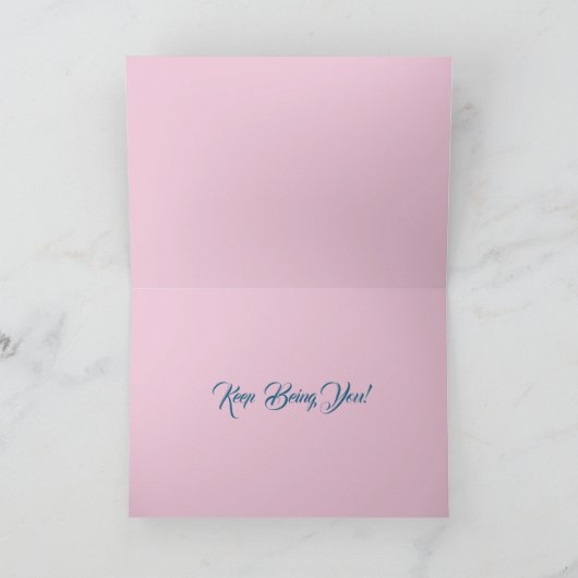 赤ポピーのアートウォーター絵を描カラーフローラカード カード (内部)