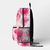 赤ポピーのポピー水の色ガールズバックパック プリントバックパック (右)