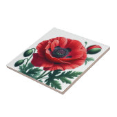 赤ポピーフローラ タイル (側面)