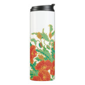 赤ポピーヴィンテージフローラ熱タンブラー タンブラー (回転左)