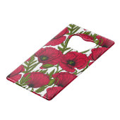 赤ポピー園2 クレジットカード栓抜き (正面アングル)